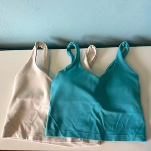 Lululemon Align Tank Blue and Cream Size 2